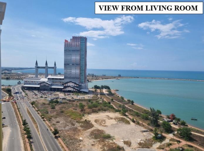 Seaside Haven Homestay Seaview Unit With Pool Opposite Ktcc & Mayang Mall - Pangsapuri Ladang Tanjung Kuala Terengganu Exterior foto